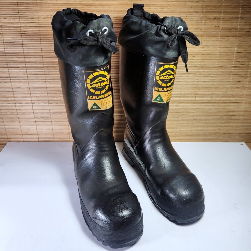 Acton Canada Icelander Boots Lined Safey Toe CSA Approved Mens 8